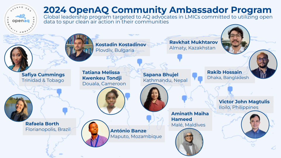 2023 OpenAQ Community Ambassador Cohort